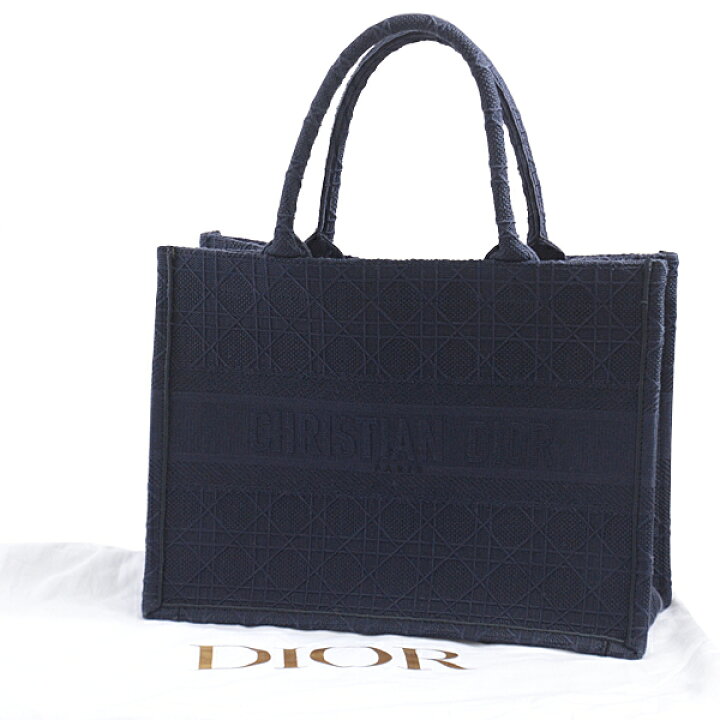 Dior トートバッグ ネイビー キャンバス 説明文読んでからの購 