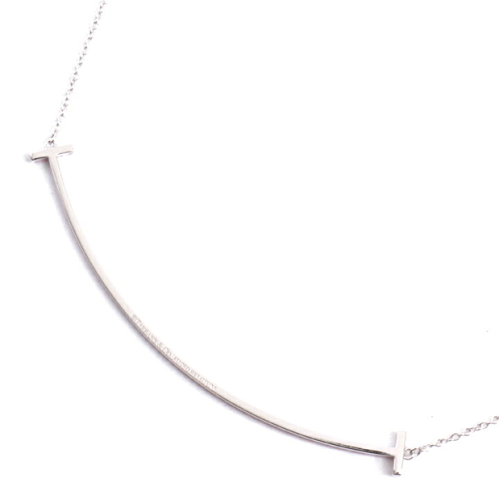 楽天市場】ティファニー ネックレス レディース Tスマイル ラージ  