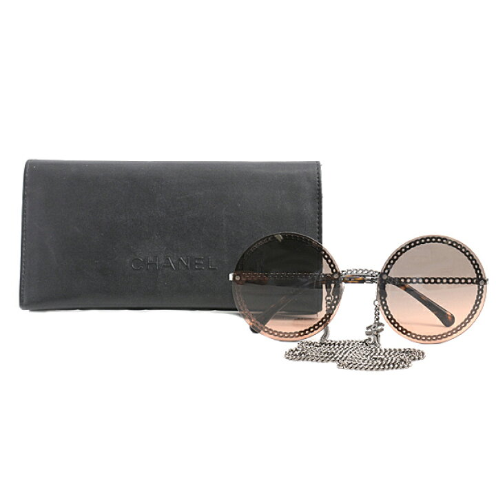 楽天市場】シャネル 眼鏡 レディース チェーンデザイン ラウンド  