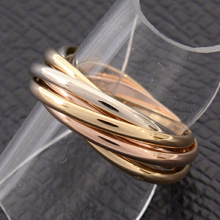 楽天市場】カルティエ 指輪 レディース トリニティ リング 52号 実寸11  