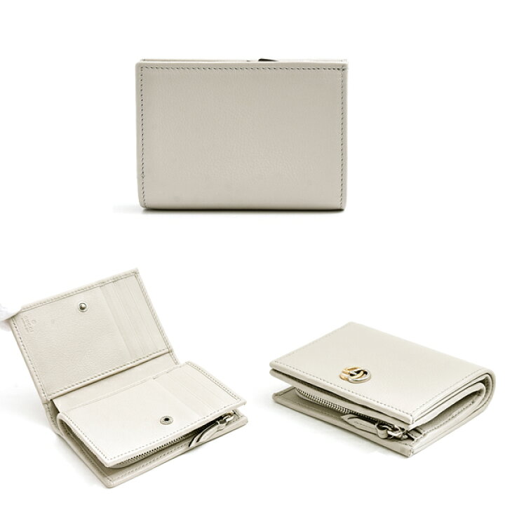 楽天市場】グッチ 財布 レディース ダブルG 二つ折り コンパクト  