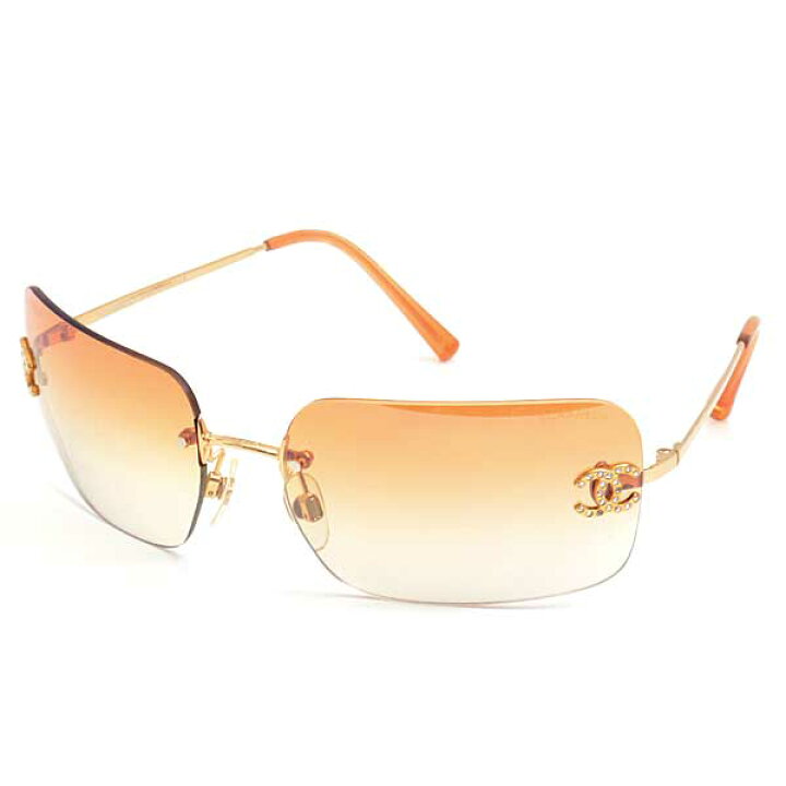 楽天市場】シャネル サングラス レディース ココマーク ラインストーン  