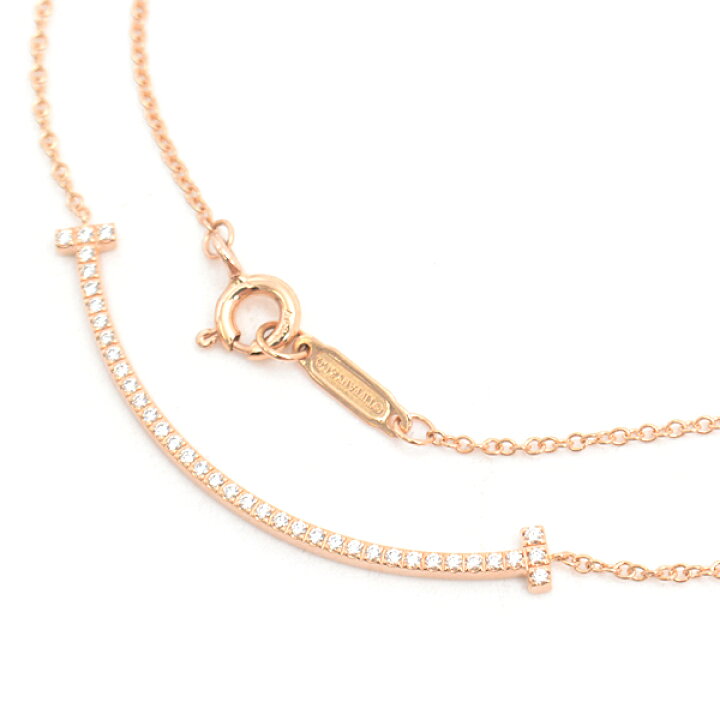 楽天市場】ティファニー ネックレス レディース Tスマイル スモール  