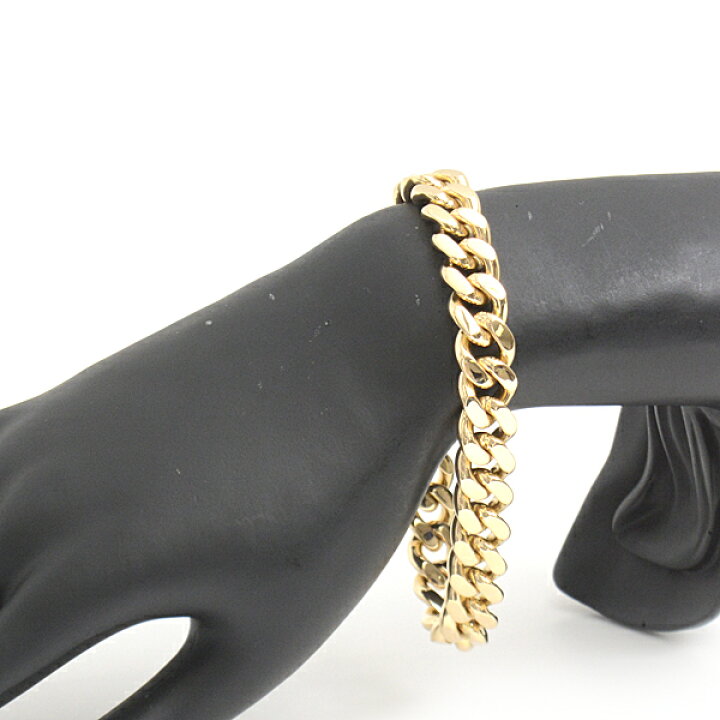 楽天市場】ジュエリーマキ 喜平 ブレスレット K18 2面カット 100g 22cm  