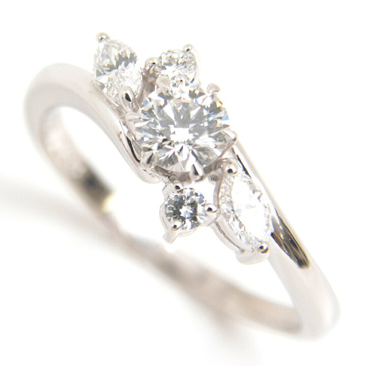 楽天市場】タサキ 指輪 レディース 5Pダイヤモンド リング D0.33ct  