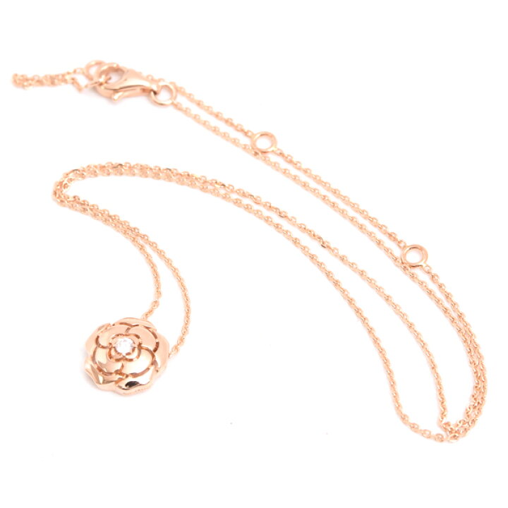 楽天市場】シャネル ネックレス レディース カメリア ダイヤモンド  