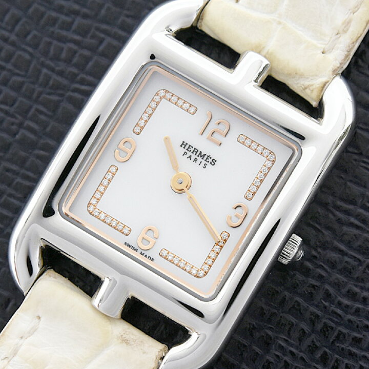 楽天市場】エルメス 腕時計 レディース ケープコッド ドゥブルトゥール  