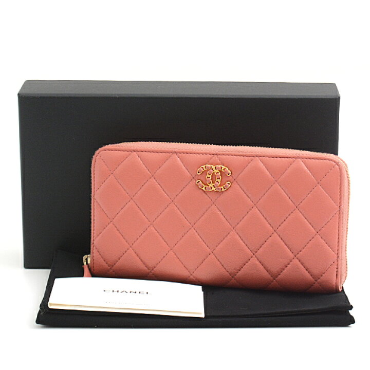 楽天市場】シャネル 財布 レディース マトラッセ CHANEL19 ラウンド 