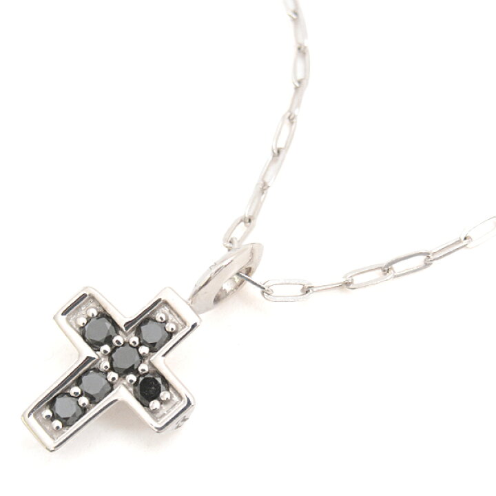 楽天市場】アイファニー ネックレス ユニセックス チビクロス ブラック  