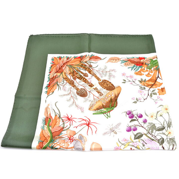 楽天市場】グッチ レディース スカーフ 花柄 蝶 昆虫 フラワー 大判  