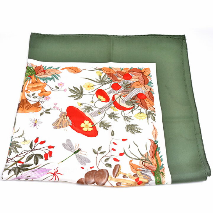 楽天市場】グッチ ショール レディース プリント シルクスカーフ 大判  