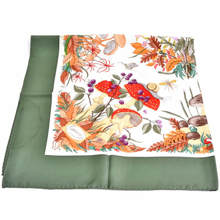 楽天市場】グッチ レディース スカーフ 花柄 蝶 昆虫 フラワー 大判  