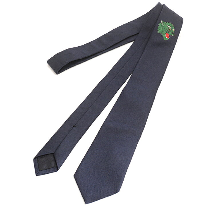 美品】GUCCI グッチ ネクタイ 黒 虎 タイガー エンブロイダリー GG柄  