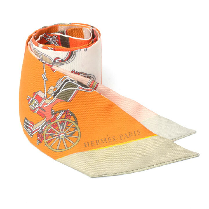 楽天市場】エルメス スカーフ レディース ツイリー 精巧な馬車  