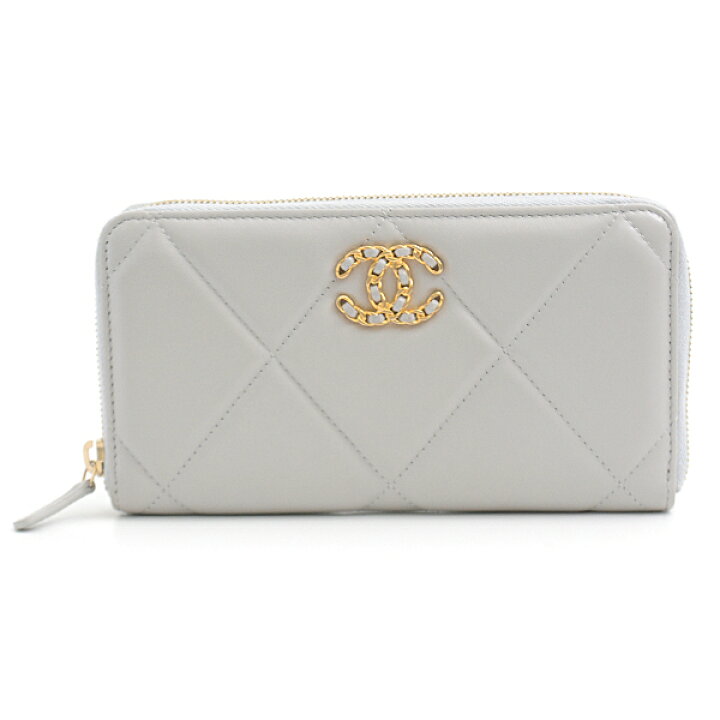 楽天市場】シャネル 財布 レディース シャネル19 ラウンドファスナー長  