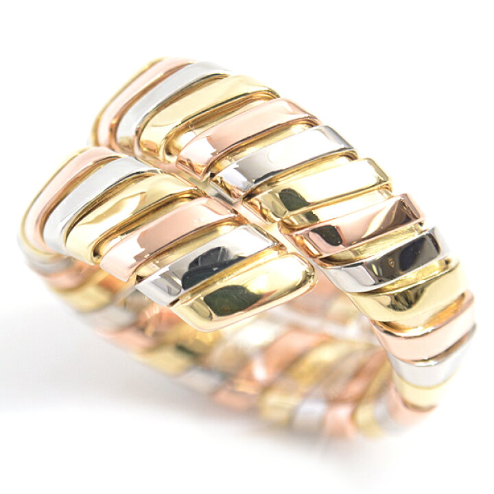 楽天市場】ブルガリ 指輪 ユニセックス トゥボガス スリーカラー  