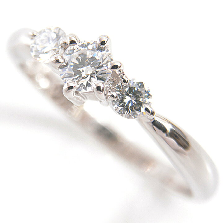 楽天市場】タサキ 指輪 レディース 3Pダイヤモンド リング 8号 D0.33ct 