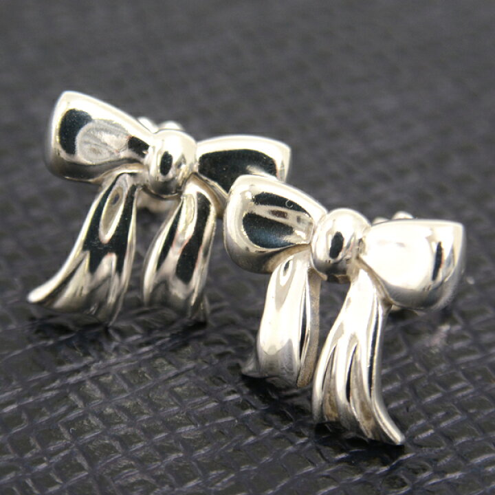 楽天市場】ティファニー ピアス レディース リボンモチーフ ピアス 