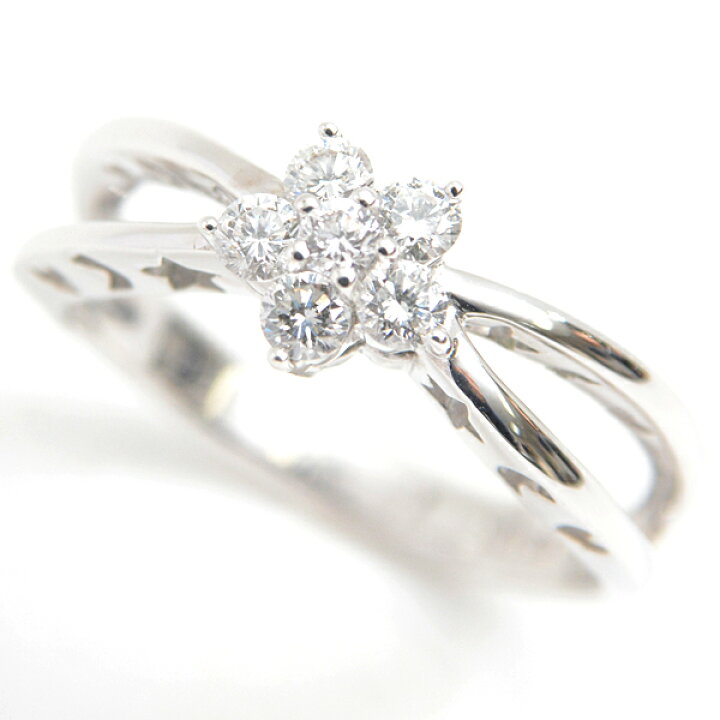 ポンテヴェキオ Ponte Vecchio 11号 リング ダイヤ 0.43ct K18 WG 750  