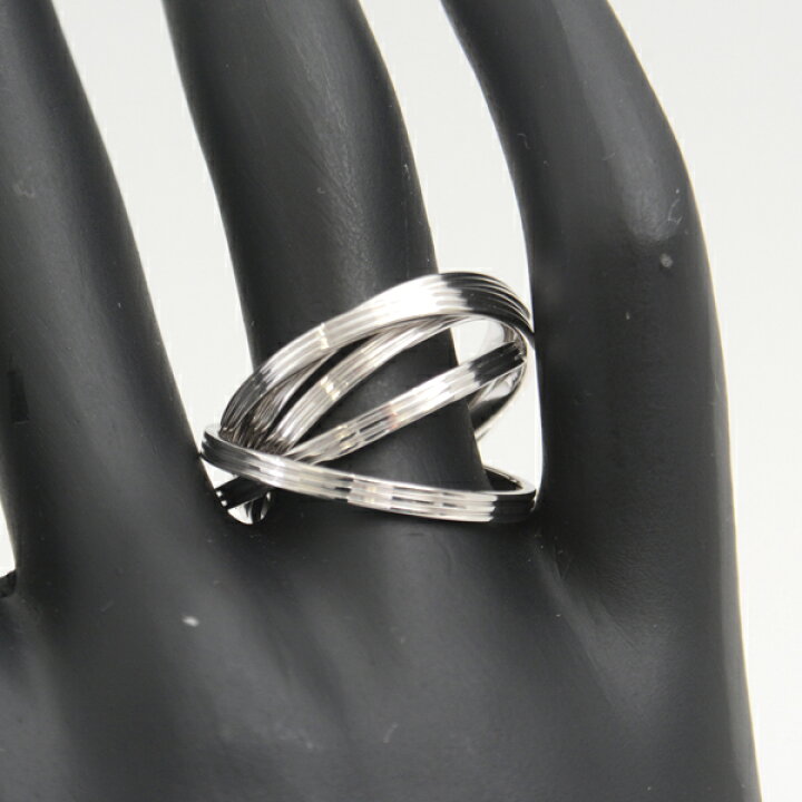 楽天市場】グッチ 指輪 メンズ 5連 バンド リング 18号 ホワイト  