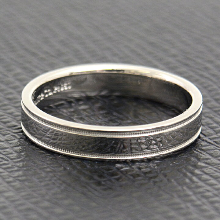 ティファニー TIFFANY&Co. ダブル ミルグレイン バンド リング 