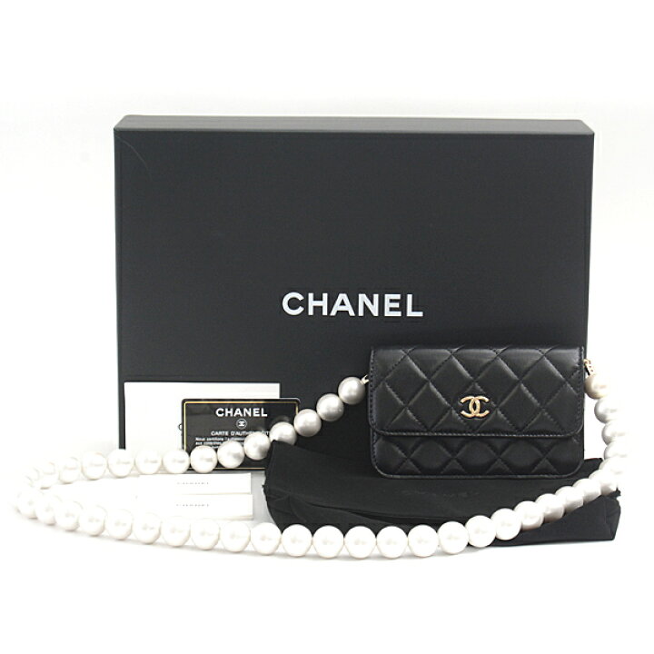 楽天市場】シャネル バッグ レディース マトラッセ パールショルダー  