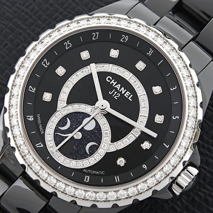 楽天市場】シャネル 時計 メンズ J12 ファーズドゥリュヌ ダイヤベゼル  