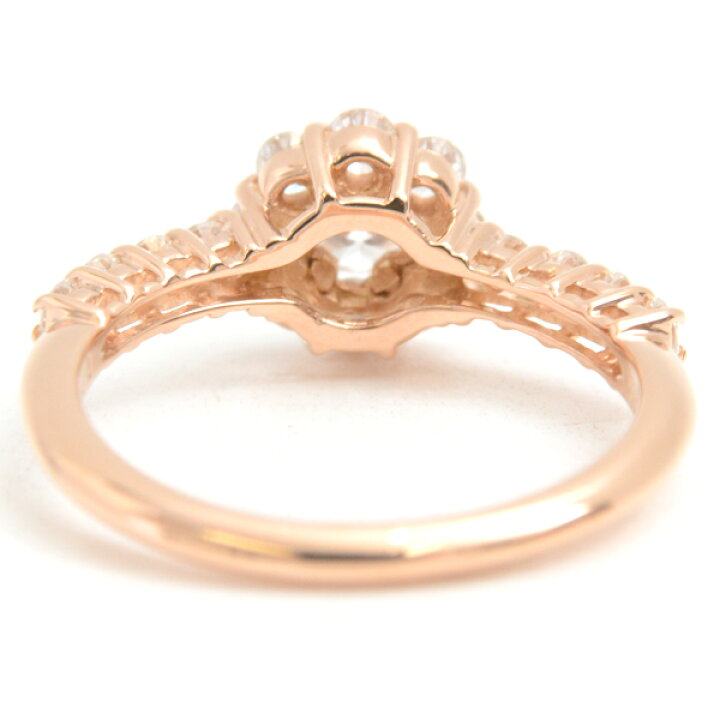 楽天市場】ポンテヴェキオ 指輪 レディース フラワー ダイヤ リング 8  