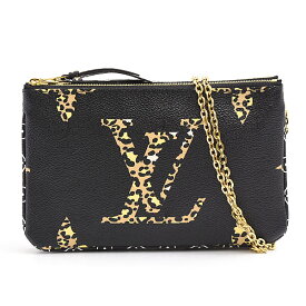 ルイヴィトン バッグ レディース モノグラムジャングル ポシェット ドゥーブル ジップ 2way Louis Vuitton M67874 中古