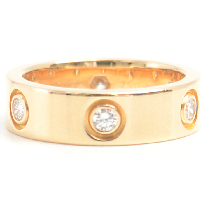 楽天市場】カルティエ 指輪 レディース ラブリング フルダイヤ 6P  