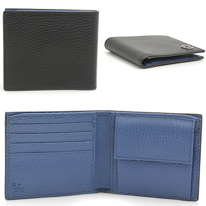 楽天市場】グッチ 財布 メンズ インターロッキングG 二つ折り財布  