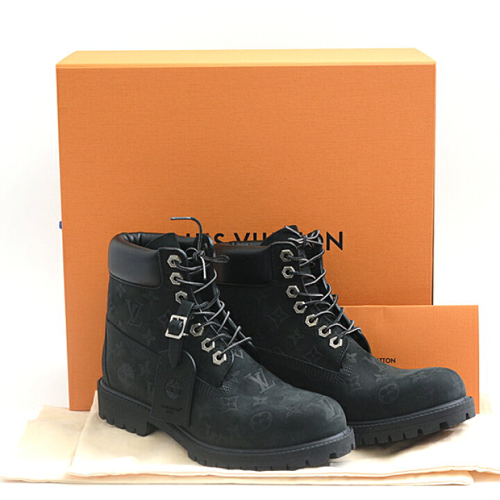 楽天市場】ルイヴィトン 靴 メンズ 6インチアンクルブーツ 8 1/2US  