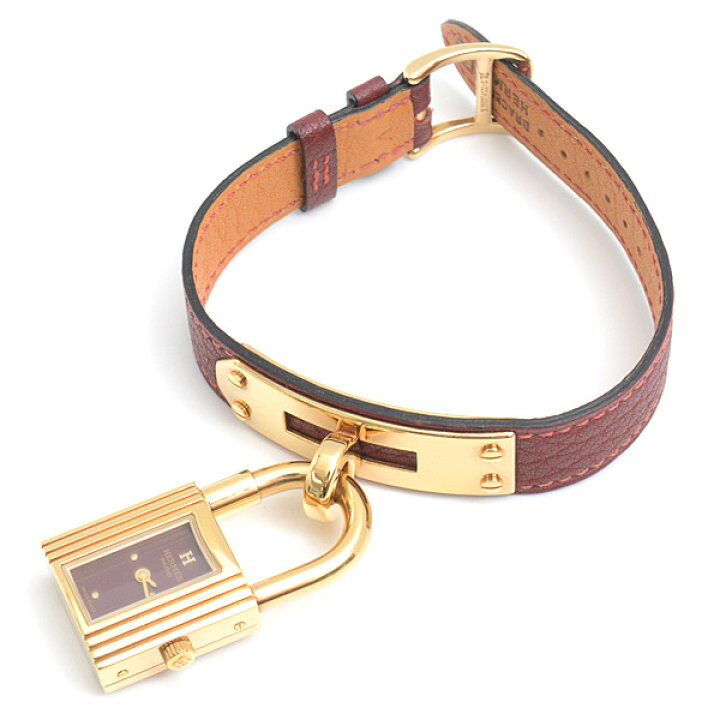 楽天市場】エルメス 時計 レディース ケリーウォッチ レッド文字盤  