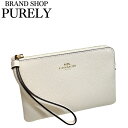 コーチ ポーチ レディース COACH 小物入れ レザー コーナー ジップ リストレット CV396 IMCHK チョーク WWW