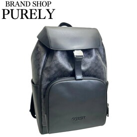 コーチ バッグ メンズ COACH リュック シグネチャー レーサー バックパック CT707 QBMI5 チャコール×ブラック MMM