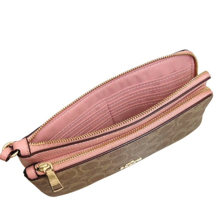 楽天市場】コーチ 財布 レディース COACH ポーチ シグネチャー ダブル  