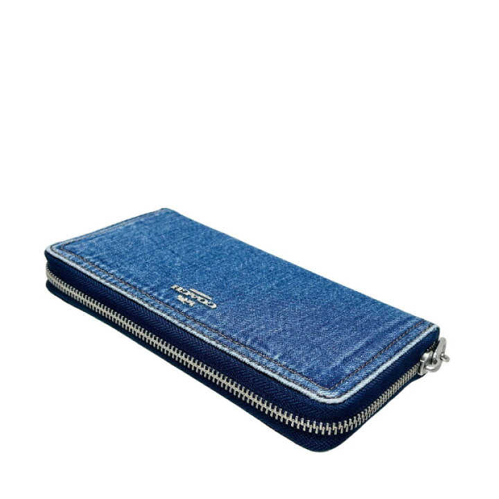 楽天市場】コーチ 財布 レディース COACH 長財布 デニム ロング ジップ  