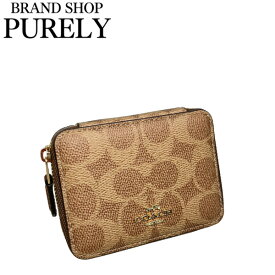 安心の国内発送 コーチ ポーチ レディース COACH 小物入れ シグネチャー ウィークリー ピル ボックス CZ200 IMXHE タン×ブラウン WWW