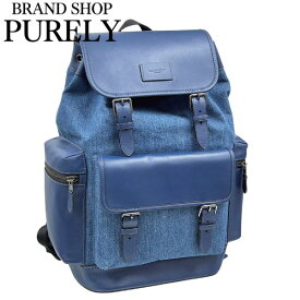 コーチ バッグ メンズ COACH リュック デニム スプリント バックパック CBI76 QBXR9 デニム×ディープブルー MMM