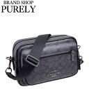 コーチ バッグ メンズ COACH ショルダーバッグ シグネチャー エリアス クロスボディ CZ401 QBMI5 チャコール×ブラック MMM