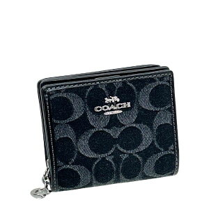 ���S�̍������� �R�[�` ���z ���f�B�[�X COACH �܂���z �V�O�l�`���[ �f�j�� �X�i�b�v �E�H���b�g CDF22 SV/BK �u���b�N WWW