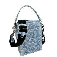コーチ ショルダーバッグ メンズ COACH クロスボディ 斜め掛け ラブド シグネチャー デニム トリスタン …