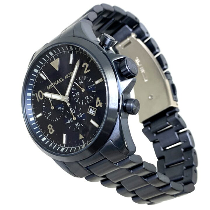 Michael Kors Scout Chronograph Black Dial Brown Leather MK8309 