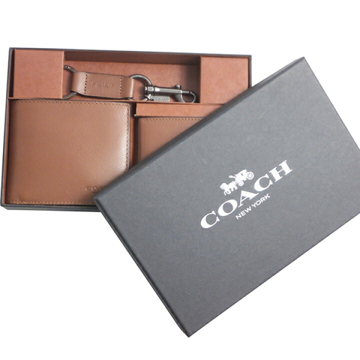 楽天市場】安心の国内発送 コーチ COACH 財布 メンズ レザー 
