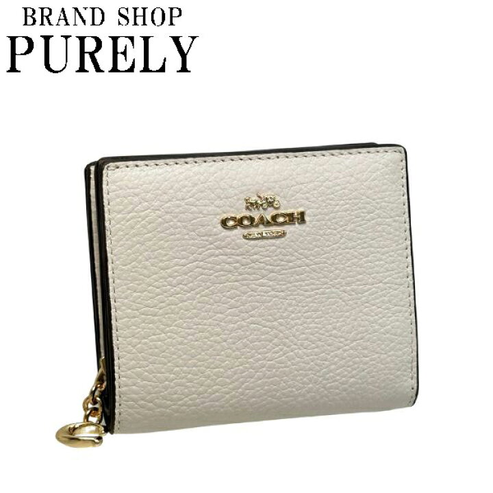 楽天市場】コーチ 財布 レディース COACH 折り財布 ペブルド レザー 
