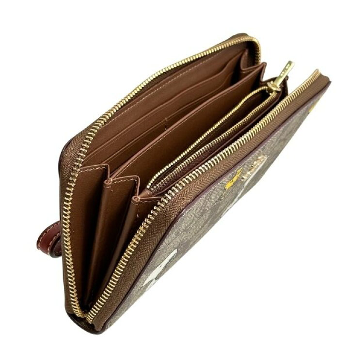 楽天市場】コーチ スヌーピー COACH 小物 財布 長財布 レディース ・コーチ COACH X PEANUTS コラボ CE705 長財布 スヌーピー【新品、未使用】