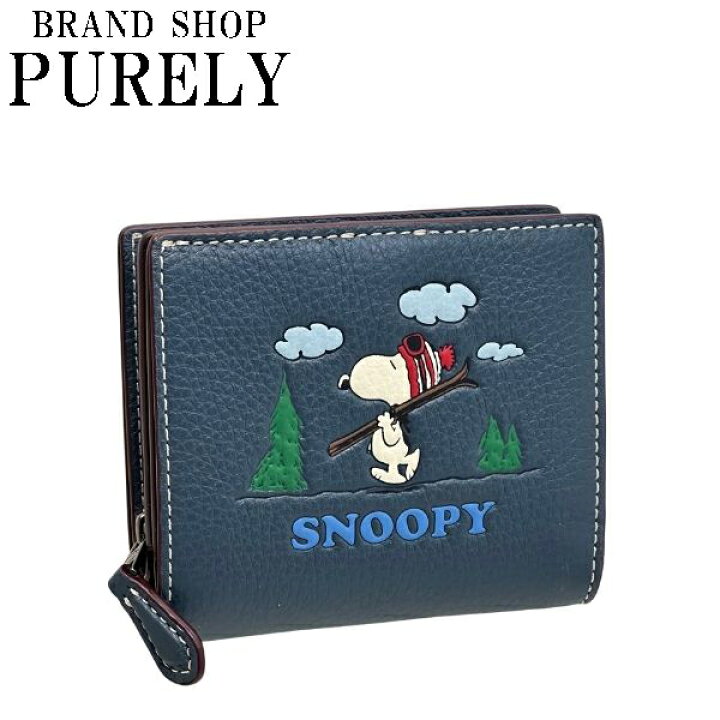 楽天市場】コーチ スヌーピー COACH 小物 財布 二つ折り財布 