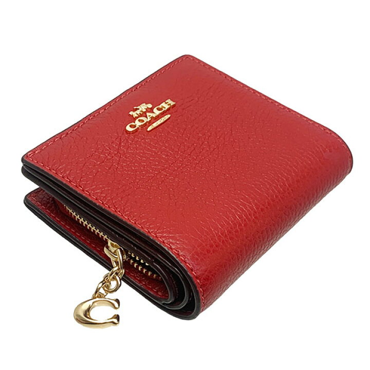 楽天市場】コーチ 財布 レディース COACH 折り財布 ペブルド レザー 
