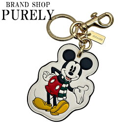 【2024年4月度月間優良ショップ受賞】コーチ COACH 小物 レディース 【Disney X Coach】レザー キーホルダー バッグチャーム CN009 IMCHK チョーク WWW