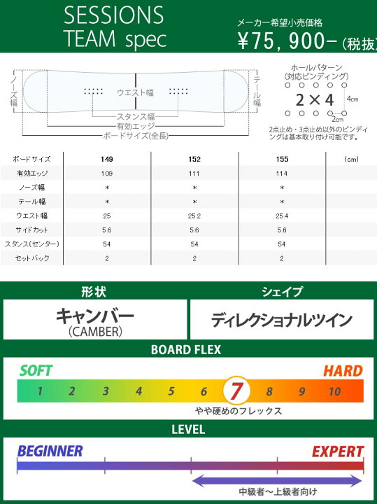 楽天市場】21-22 SESSIONS/セッションズ TEAM チーム メンズ 